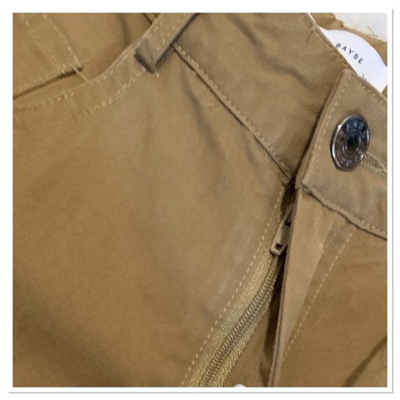 Anthropologie Molly King x Bayse Wide Leg Cargo Pants Brown Size XS - Picture 4 of 7